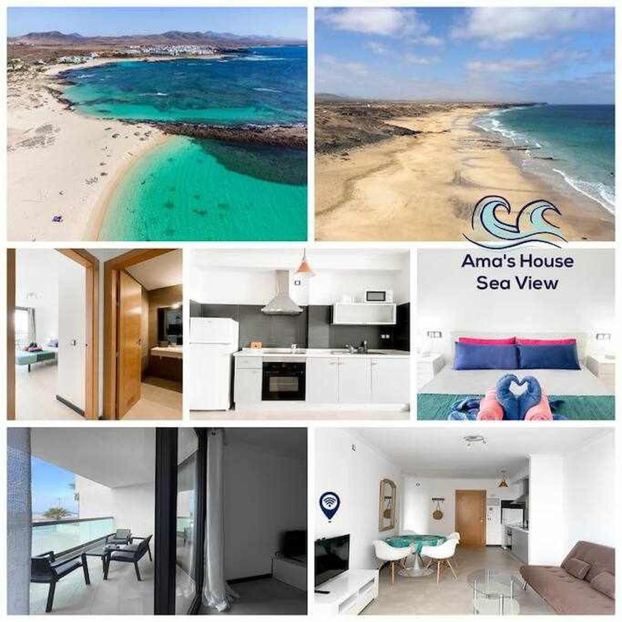 Amas House Sea View Wifi Free By Rentalfue Cotillo Exterior foto